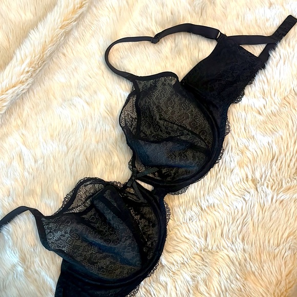 Freya Black Lace Bra Size:US 34 H - Picture 2 of 7